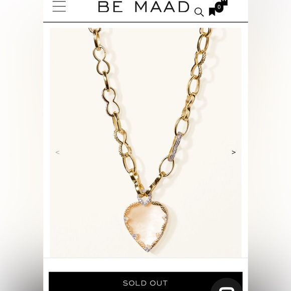 Be Maad Lima Long necklace - mother of pearl - Picture 5 of 8